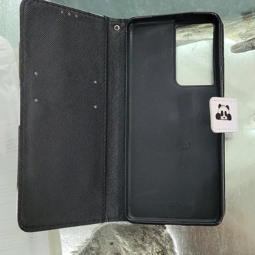 Samsung  Galaxy S21 Ultra Panda Bear cell phone case new in bag